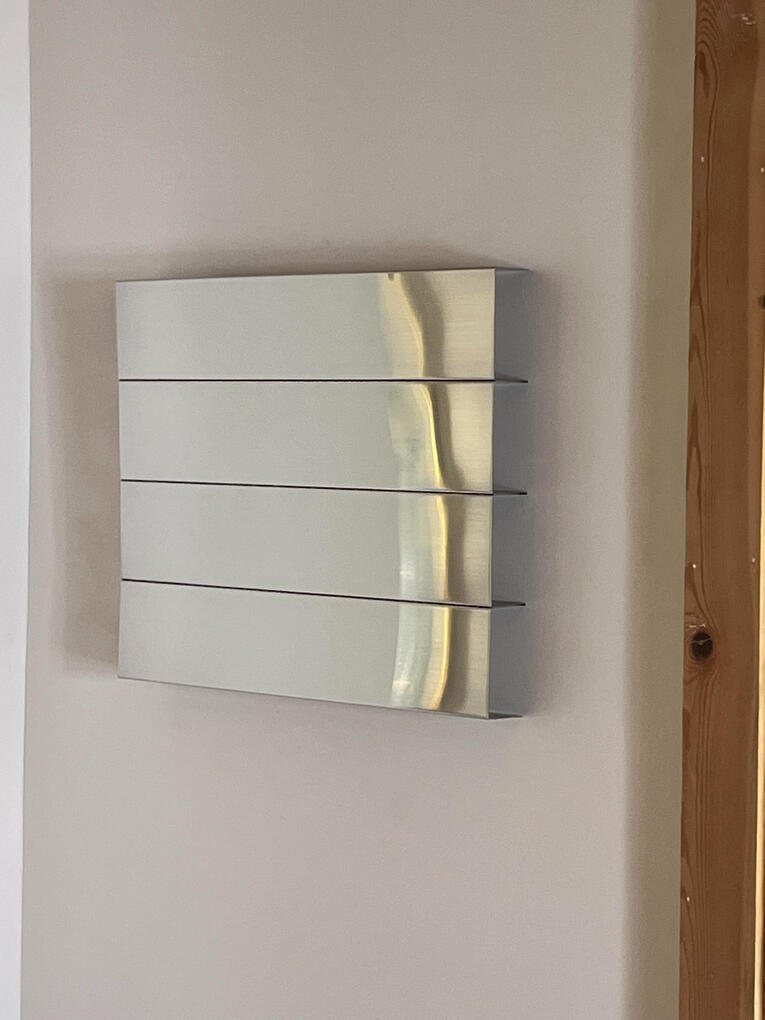 Sculpture Install on Custom Wall mount