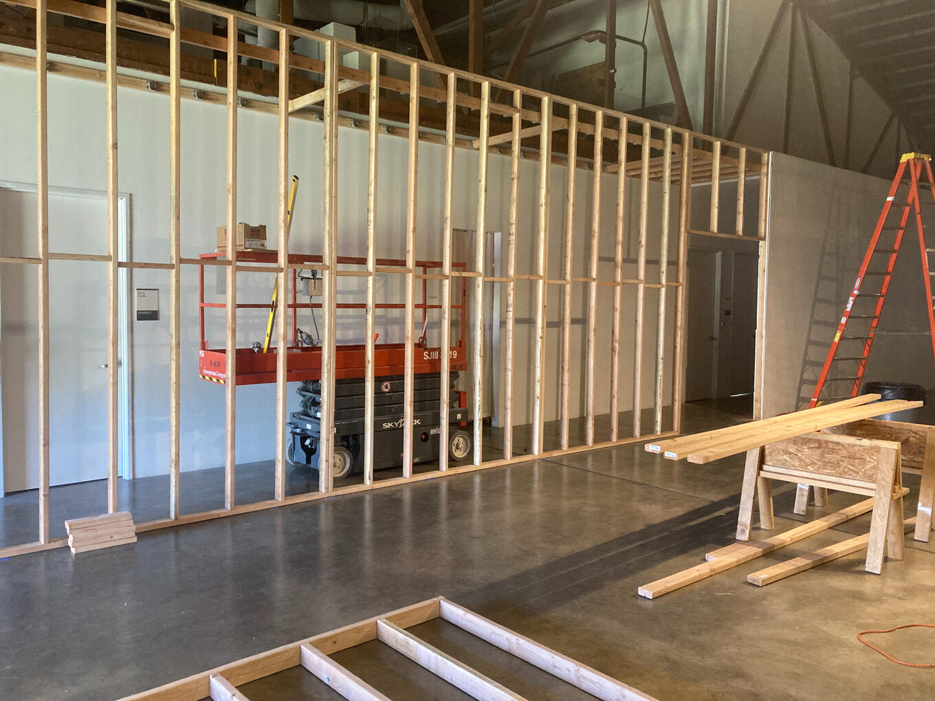 Wall Construction, Portland Institute for Contemporary Art