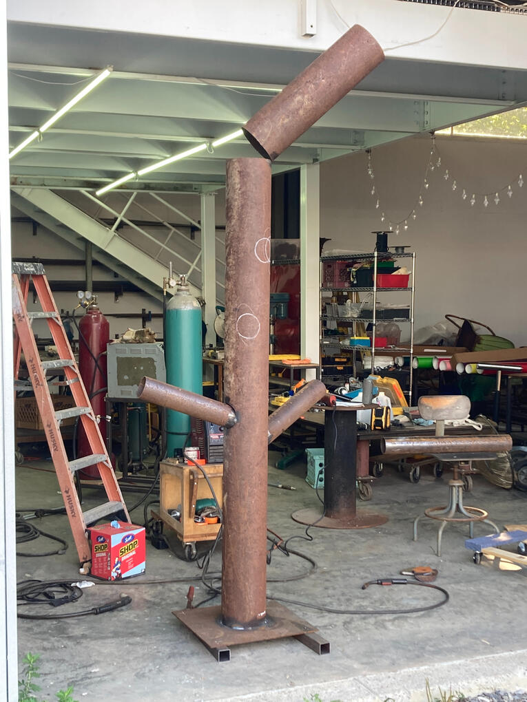 Steel Sculpture fabrication